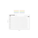 Rosy Posy2019/2020 Plan Table Wall Calendar 365 Day Schedule Countdown Calendar