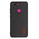 Bakeey Luxury Fabric Splice Soft Silicone Edge Shockproof Protective Case For Xiaomi Mi8 Lite