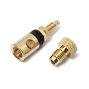 4PCS Copper Gold Plated Adapter AV Audio For Speaker 4mm Banana Plug Test Probe