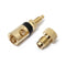 4PCS Copper Gold Plated Adapter AV Audio For Speaker 4mm Banana Plug Test Probe
