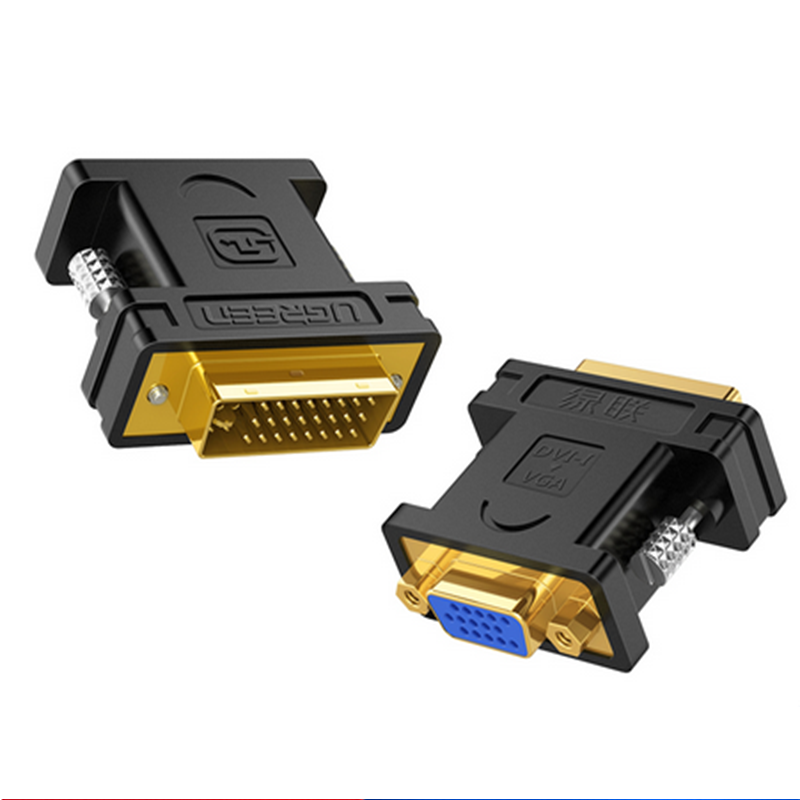 UGREEN 20122 DVI(24+5) Male To VGA Female 1080P HDTV Converter DVI Connector Adapter