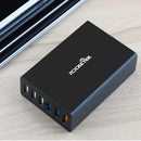 Bakeey 6 USB Ports QC3.0 Fast Desktop USB Charger EU Plug For Oneplus 6 Xiaomi Mi8 Pocophone F1 S9