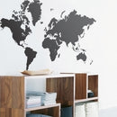 Modern House Removable World Map Wall Sticker Decoration For School Office House Wall  Decor Design