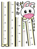 Miico Animal Sticker Children Height Stickers Decorative Stickers Wall Stickers Bedroom Decoration