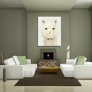 Miico Hand Painted Oil Paintings Cartoon Alpaca Paintings Wall Art For Home Decoration