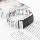 Bakeey Stainless Steel Watch Band Strap for Fitbit Charge 3