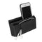 PVC Carbon Fiber Style Car Air Vent Arm Rest Storage Box Organizer Holder for Phone Card
