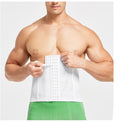Net Breathable Hasp Shapewear Men Abdomen Control Waist Trainer Fat Burning Nylon Thin Net Breathable Hasp Shapewear Waist Belt