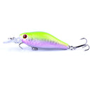 ZANLURE 10pcs/ Lot Rattles Wobbler Crankbaits Fishing Lures Hooks Bass Tackle 7cm/8g