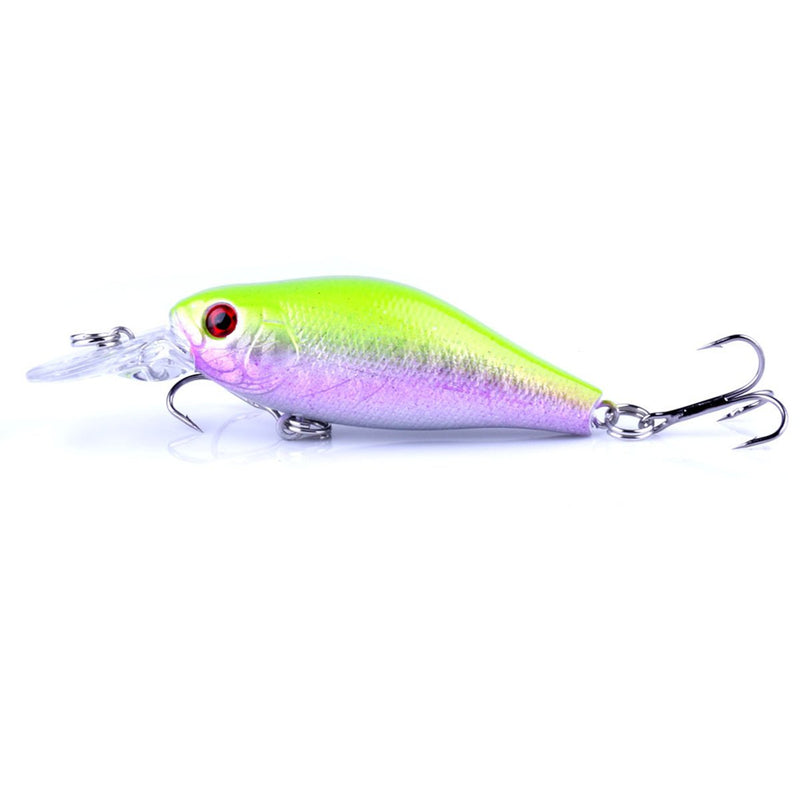 ZANLURE 10pcs/ Lot Rattles Wobbler Crankbaits Fishing Lures Hooks Bass Tackle 7cm/8g