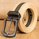 JINWEI ZK15 140cm 3.8cm Cutable Adjustable Tactical Belt Durable Canvas Casual Belt