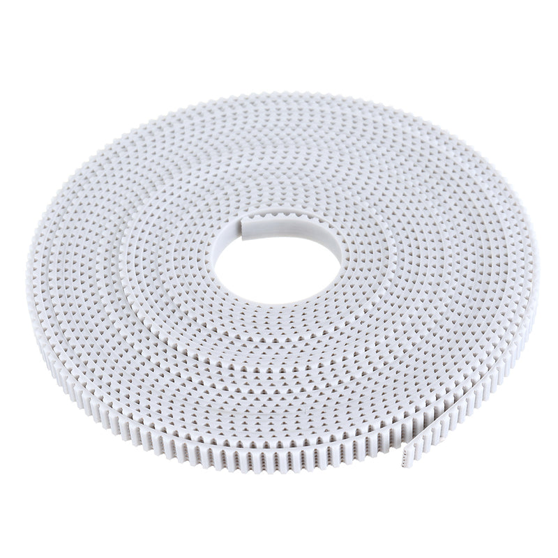White/Black 5Meters GT2-6mm PU Open Timing Belt For Timing Pulley Reprap 3D Printer Parts