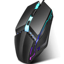 S200 1600 DPI Adjustable USB 2.0 Wried RGB Backlit Optical Gaming Mouse for PC Latop