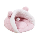 Pet Cat Dog Nest Bed Puppy Soft Warm Cave House Winter Sleeping Bag Mat Pad