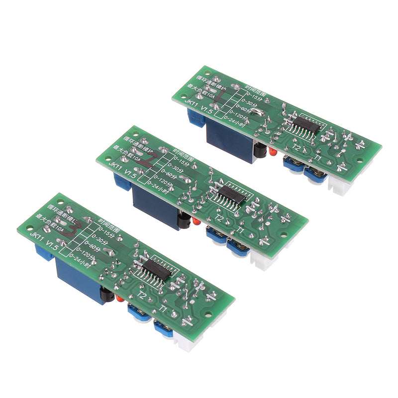 JK11-5V 100S/15min/30min Delay Adjustable Infinite Loop Single-time Multi-function Relay Module Delay Circuit Module