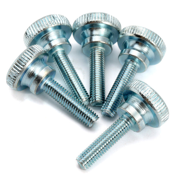 M3 M4 M5 Thumb Nut Thread Carbon Steel Knurled For Motorcycle Bike Car