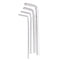 4Pcs 1.5/2/2.5/3mm Hexagonal Wrench Nickel-plated Screw Wrench for 3D Printer