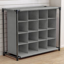 DIY Interlocking 4 Layers 16 Compartment Shoe Organiser Storage Cube Racks