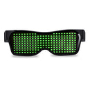 LED Light-emitting Glasses Multilingual Bluetooth Mobile Phone Control Editing Animation Custom Patterns Magic Glasses Bluetooth Glasses
