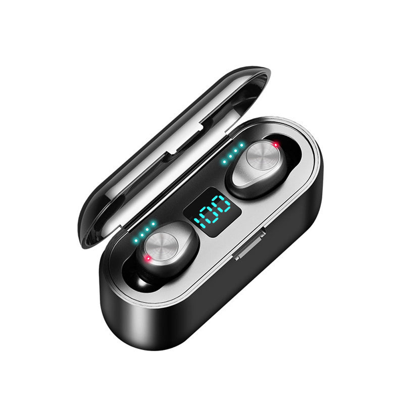 TWS Wireless bluetooth5.0 Earphone 3500mAh Smart Touch Dual LED Display 8D Hifi Sports Headphone With Charging Box