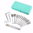DANIU 14Pcs Auto Dimple Lock Pick Kaba Lock Opener Locksmith Tool