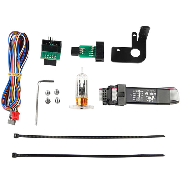 Black/White/Transparent 3DTouch Auto Bed Leveling Sensor + ISP Pinboard + Burner Kit with Cables For Creality CR-10 / Ender-3 3D Printer