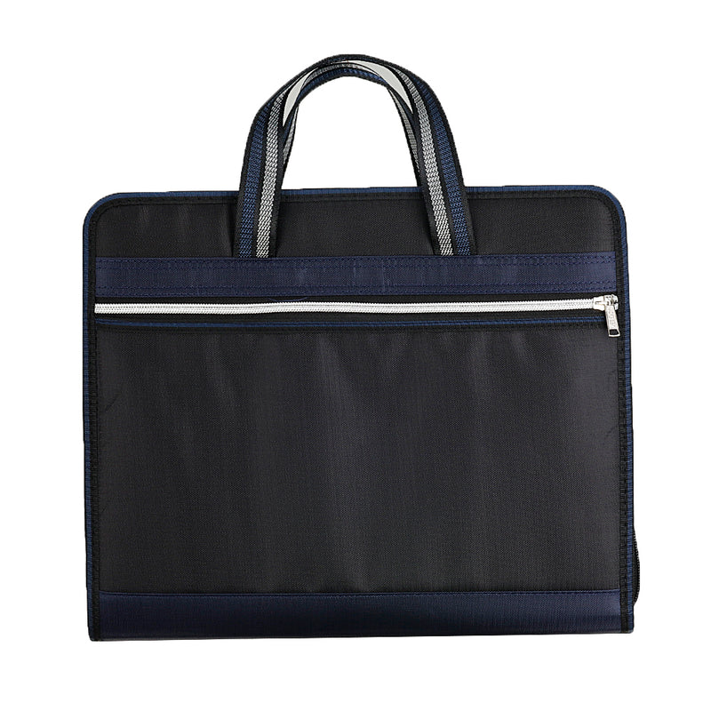 Kobest F6116 Oxford Cloth Multilayer Folder Student Paper Clamp Classification Office Information File Bag