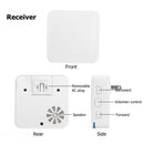 Wireless Doorbell 52 Song Chime 5 Volume Level Door Bell 1/2 Receiver Button