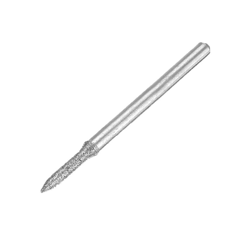 20pcs 3mm Shank Diamond Burrs Set Abrasive Polishing Grinding Head for Dremel Rotary Tool