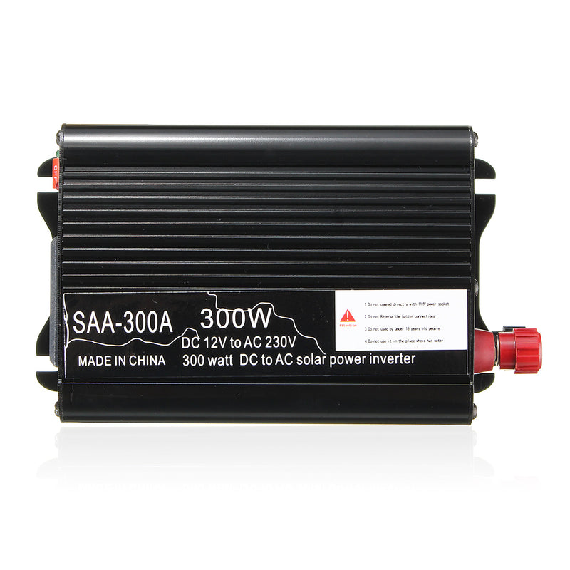 Solar Power Inverter 300W Peak 12V DC To 220V AC Modified Sine Wave Converter