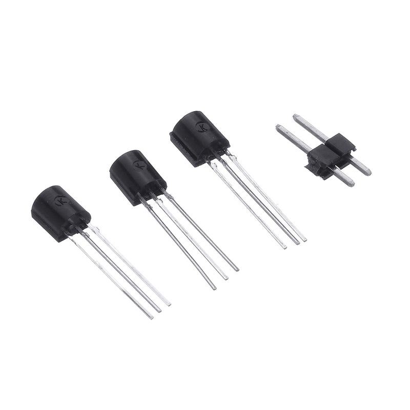 3pcs DIY Red LED Round Flash Electronic Production Kit Component Soldering Training Practice Board