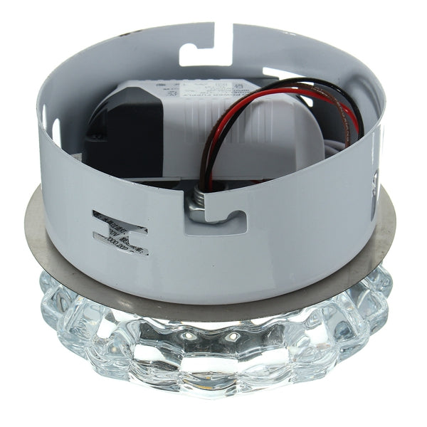 Modern 3W Crystal Ceiling Light Fixture Surface Mounted Pendant Chandelier Lamp for Aisle Hallway