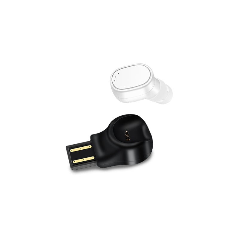 X12 Mini Portable Single Wireless bluetooth Earphone Invisible Headphone with Magnetic USB Charger