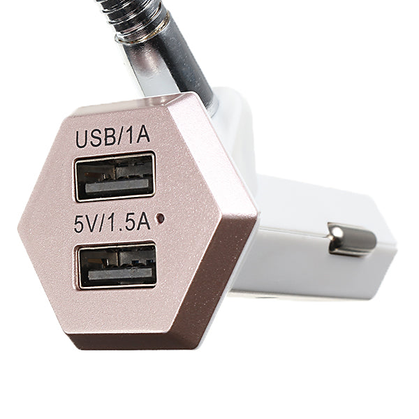 Earldom ET-M8 2.5A 2 Dual Port USB Car Charger With Wireless bluetooth FM Music Player TF Card Slot