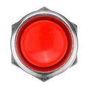 10Pcs 3A 125V Momentary Push Button Switch OFF-ON Horn Red Plastic