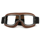 Motorcycle Flying Scooter ATV Goggles Helmet Glasses Windproof Coffee Frame