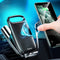 Baseus 15W Qi Wireless Charger Gravity Electric Clamping Air Vent Car Phone Holder for 4.0-6.8 Inch Smart Phone for iPhone 11 Pro Max for Samsung Note 10 Xiaomi Mi 9