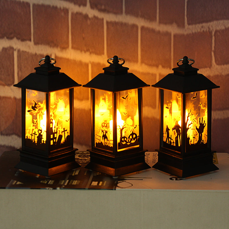 Hallowen Flame Lamp Electronic LED Candle Light Party Decorations