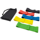 KALOAD 5 Pcs Resistance Bands Elastic Fitness Rubber Bands Sport Exercises Pull Rope With Bag