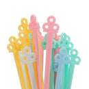30Pcs/Set Plastic Mini Coffee Stirrer Spoon For DIY Slime Handmade Art Project Tools Drinking Tableware Toys