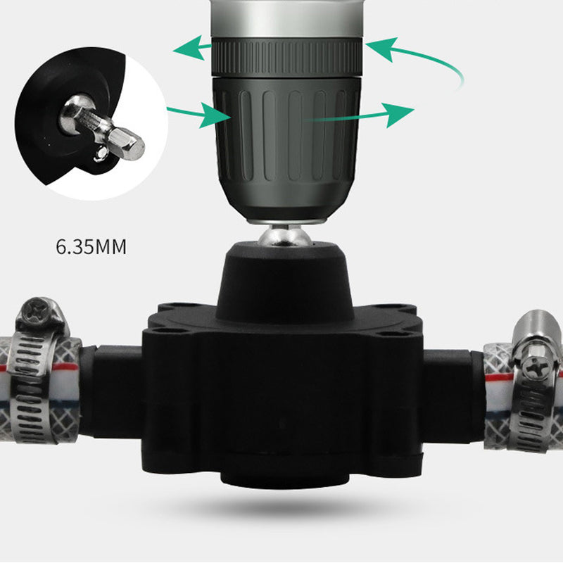 Portable Hand Electric Drill Driver Pump Miniature Self-priming Pump Household