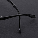 KCASA Portable TR90 HD Anti-fatigue Resin Reading Glasses Folding Presbyopic Glasses With Case