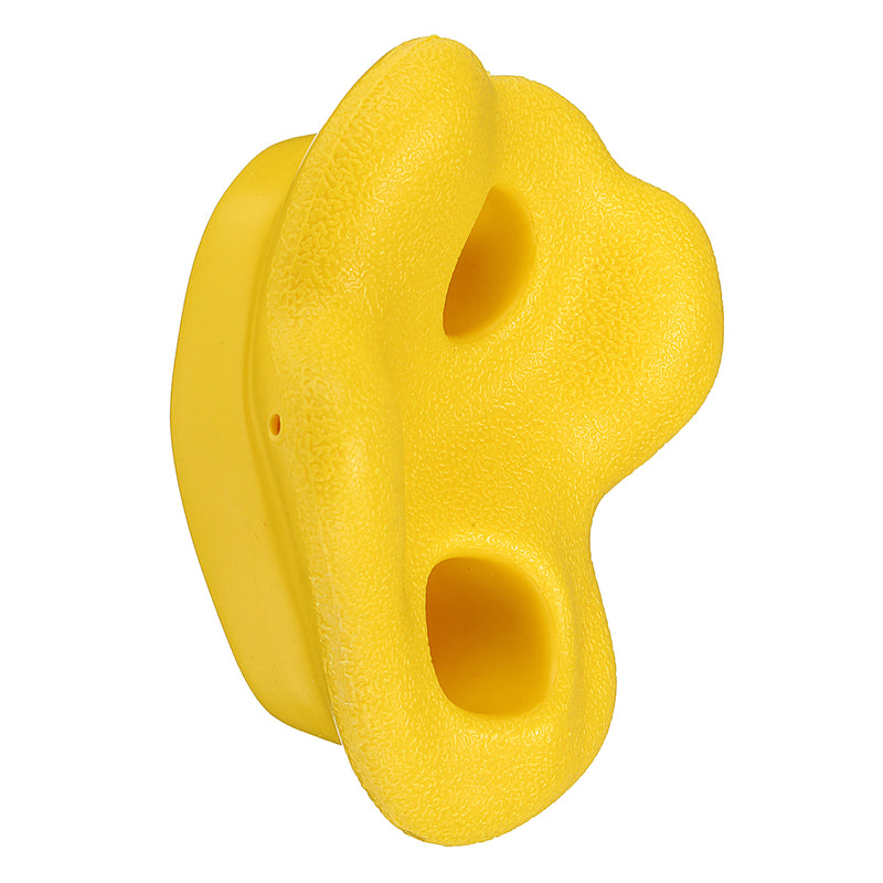 Yellow Climbing Rock Wall Textured Bolt Grab Holds Grip Stones Indoor Outdoor Kid Decorations