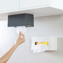 Wall Moundted Tissue Box Holder Napkin Cover Kitchen Bathroom Home