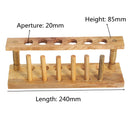 Test Tube Stand Wooden 6 Hole With Drying Rack Lab Equipment Burette Stand