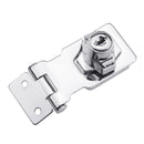 Mechanical Door Lock Indoor Cabinet Safe Anti-prying Security Padlock W/2 Key