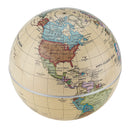 Solar Automatic Rotating Globe Decorative Tellurion Earth Geography Globe World Map Education Gift w/ Small Base