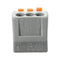 Excellway ET25 2/3/5 Pins Spring Terminal Block 5Pcs Electric Cable Wire Connector
