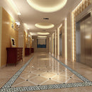 Plate Marble Pattern DIY Tile Sticker High-end Floor Tile Decorative Line Stickers Tile Wall Sticker