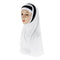 Women Girls Mask Hijab Lace Scarf Islamic Amira Headwear Shawls Headwraps